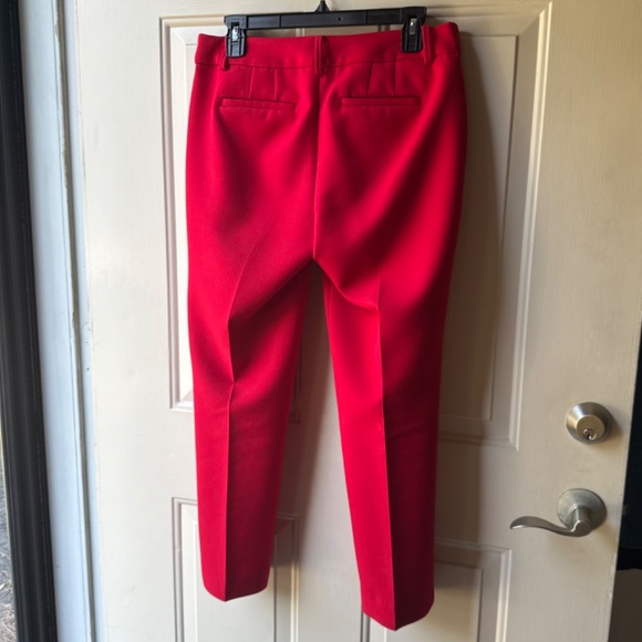 Talbots Women's Hampshire Ankle Straight Leg Red color. Size 6 P - Picture 2 of 11
